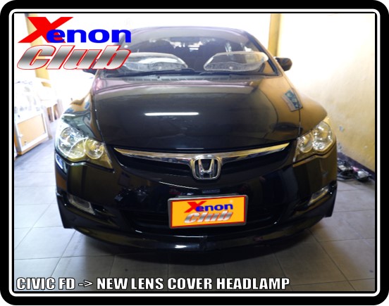 LENS COVER HEADLAMP CIVIC FD