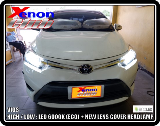 LENS COVER HEADLAMP VIOS 14-16