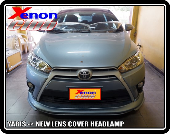 LENS COVER HEADLAMP YARIS (13-16)
