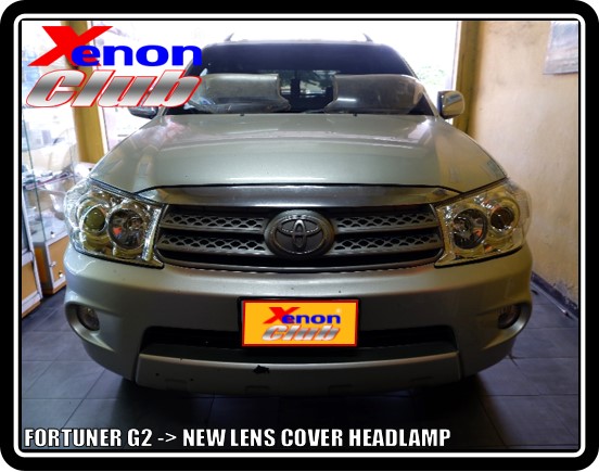 LENS COVER HEADLAMP FORTUNER G2
