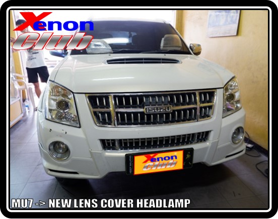 LENS COVER HEADLAMP ISUZU MU7