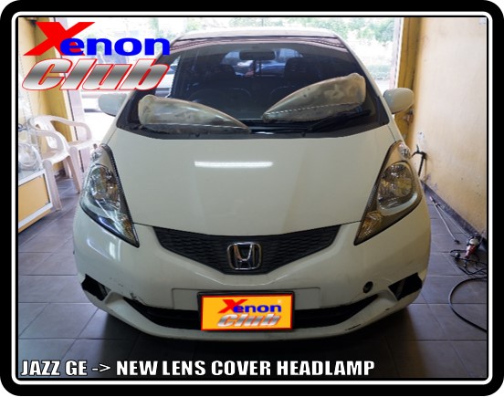 LENS COVER HEADLAMP JAZZ GE