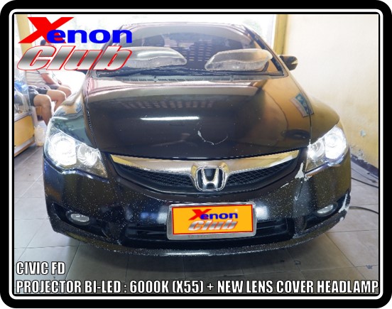 LENS COVER HEADLAMP CIVIC FD