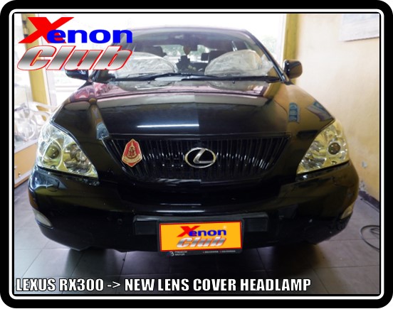 LENS COVER HEADLAMP LEXUS RX300 (03-08)