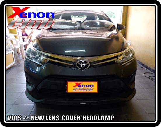 LENS COVER HEADLAMP VIOS 14-16