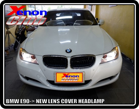 LENS COVER HEADLAMP BMW E90