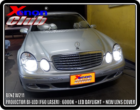 LENS COVER HEADLAMP BENZ W211 FACELIFT