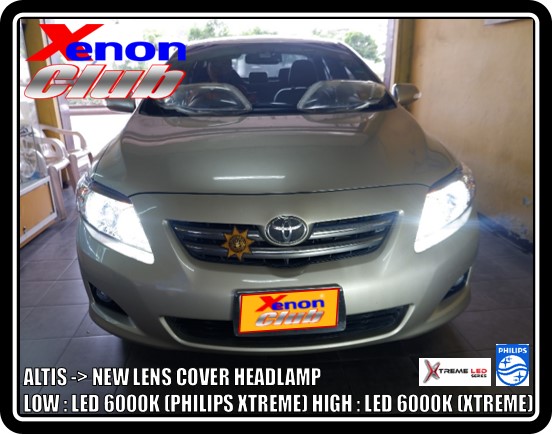 LENS COVER HEADLAMP COROLLA ALTIS 08-09