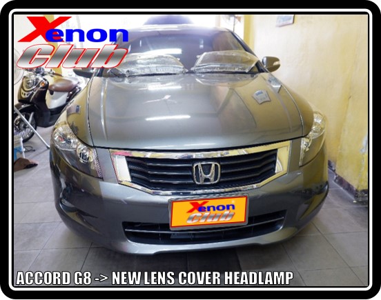 LENS COVER HEADLAMP ACCORD G8
