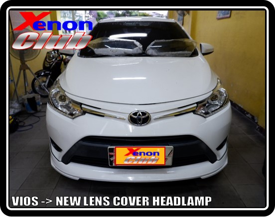 LENS COVER HEADLAMP VIOS 14-16