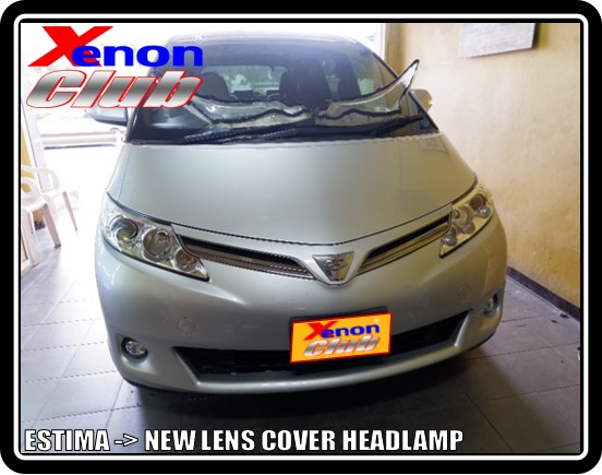 LENS COVER HEADLAMP ESTIMA