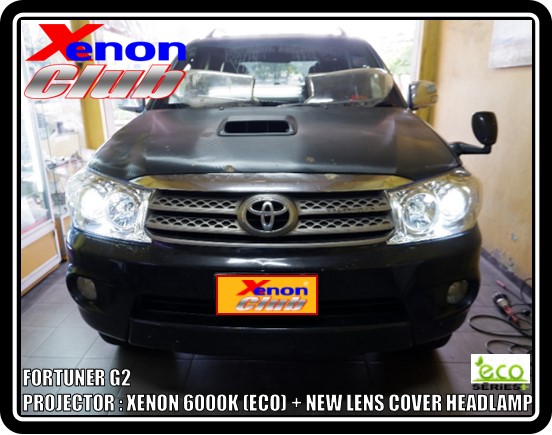 LENS COVER HEADLAMP FORTUNER G2