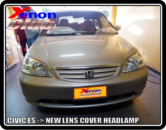 LENS COVER HEADLAMP CIVIC ES