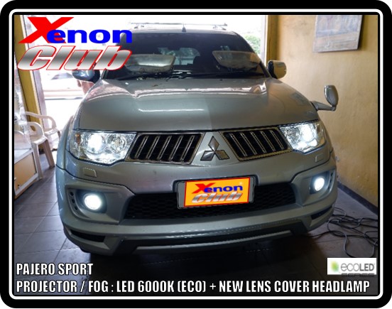 LENS COVER HEADLAMP PAJERO SPORT