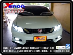 LENS COVER HEADLAMP CIVIC FB