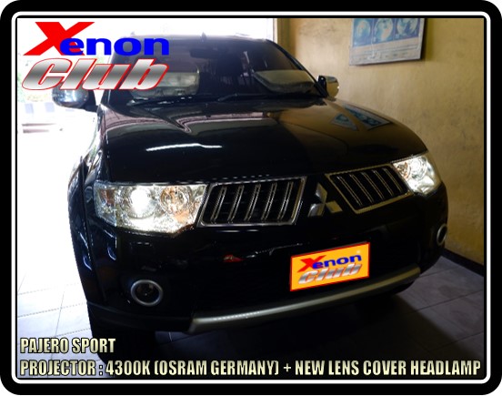 LENS COVER HEADLAMP PAJERO SPORT