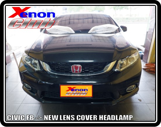 LENS COVER HEADLAMP CIVIC FB