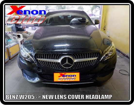 LENS COVER HEADLAMP BENZ W205