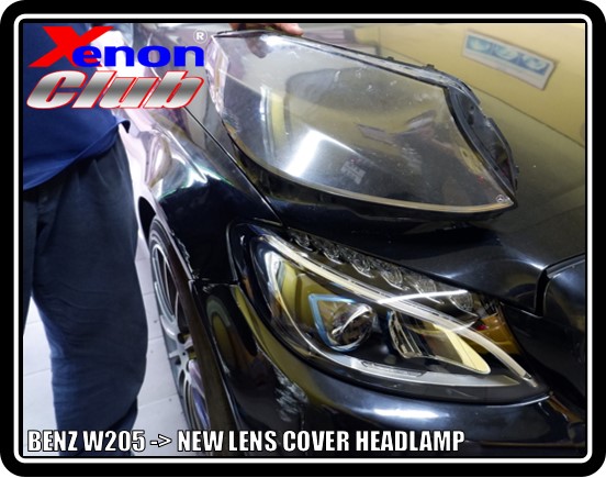 LENS COVER HEADLAMP BENZ W205