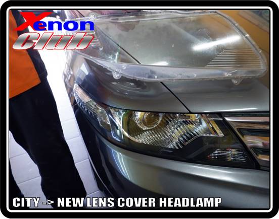 LENS COVER HEADLAMP CITY 09-13