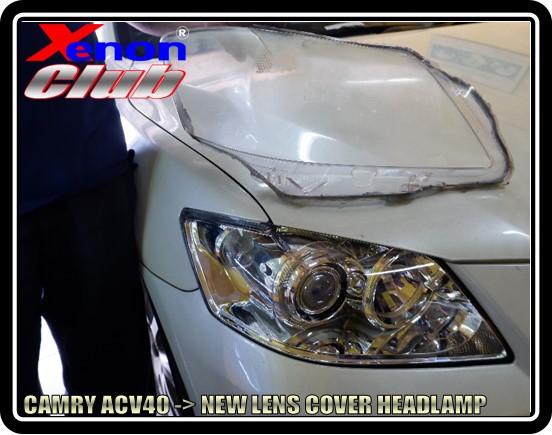 LENS COVER HEADLAMP CAMRY ACV40