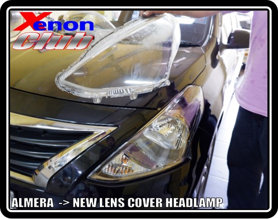 LENS COVER HEADLAMP NISSAN ALMERA
