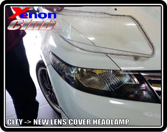 LENS COVER HEADLAMP CITY 09-13
