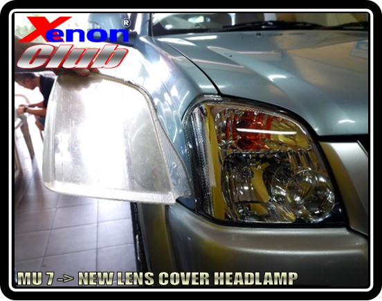LENS COVER HEADLAMP ISUZU MU7