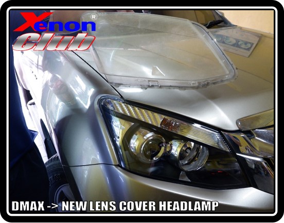 LENS COVER HEADLAMP ALL NEW DMAX
