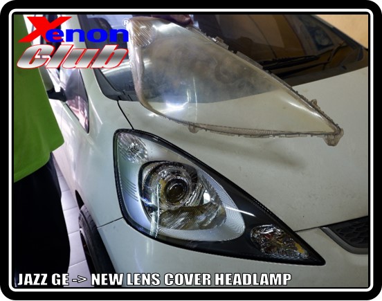 LENS COVER HEADLAMP JAZZ GE
