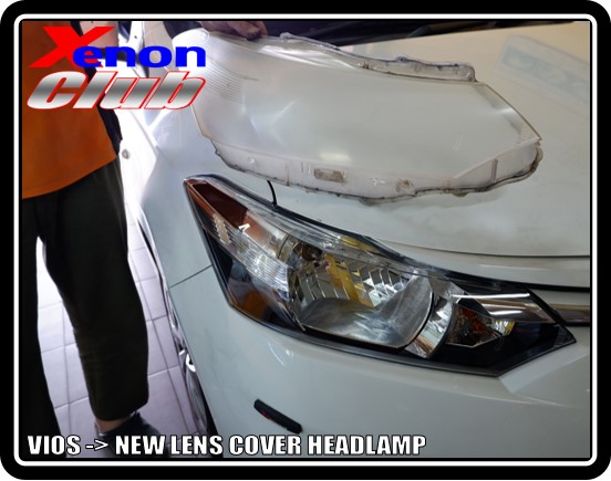 LENS COVER HEADLAMP VIOS 14-16