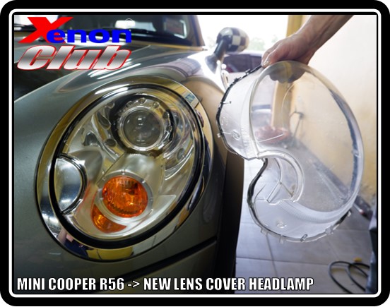 LENS COVER HEADLAMP MINI COOPER R56