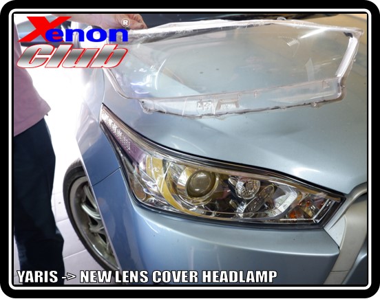 LENS COVER HEADLAMP LENS COVER HEADLAMP YARIS (13-16)