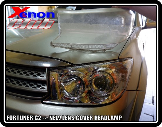 LENS COVER HEADLAMP FORTUNER G2