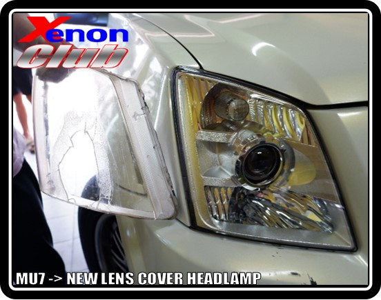 LENS COVER HEADLAMP ISUZU MU7