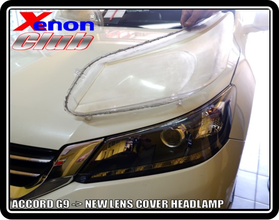 LENS COVER HEADLAMP ACCORD G9