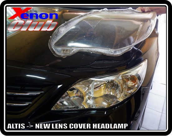 LENS COVER HEADLAMP COROLLA ALTIS 10-13