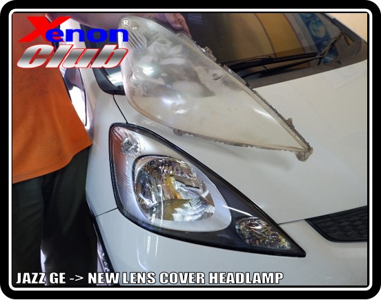LENS COVER HEADLAMP JAZZ GE