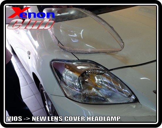 LENS COVER HEADLAMP VIOS 07-13