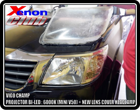 LENS COVER HEADLAMP VIGO CHAMP