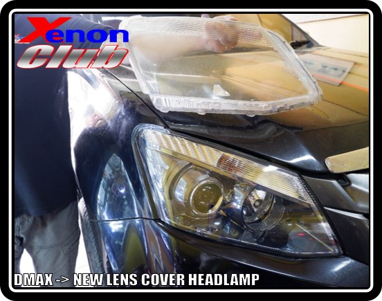 LENS COVER HEADLAMP ALL NEW DMAX