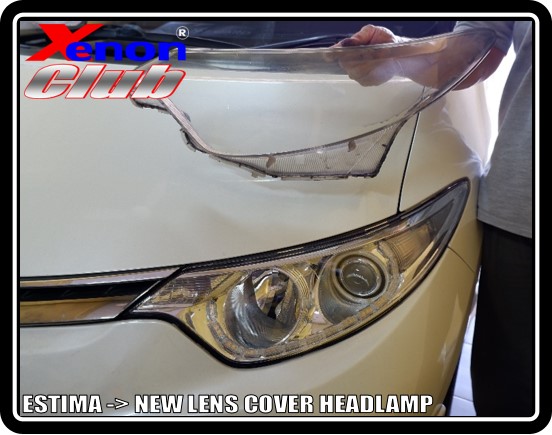 LENS COVER HEADLAMP ESTIMA