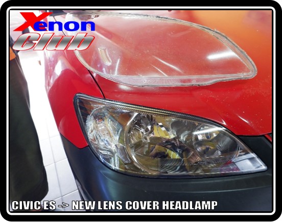 LENS COVER HEADLAMP CIVIC ES