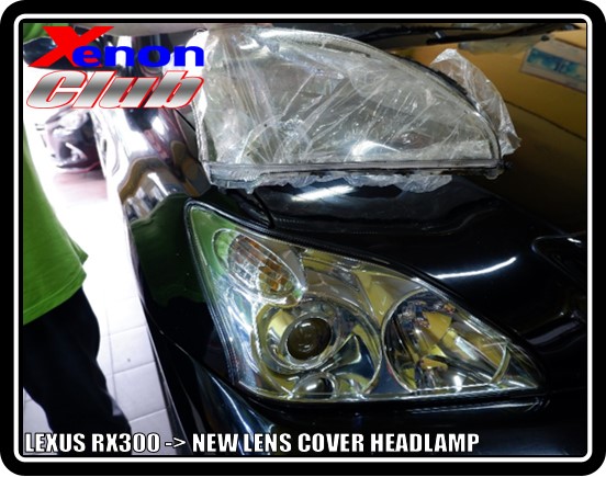 LENS COVER HEADLAMP LEXUS RX300 (03-08)