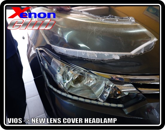LENS COVER HEADLAMP VIOS 14-16