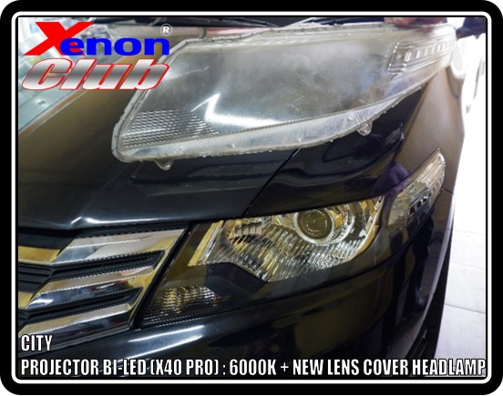 LENS COVER HEADLAMP CITY 09-13