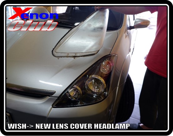 LENS COVER HEADLAMP TOYOTA WISH