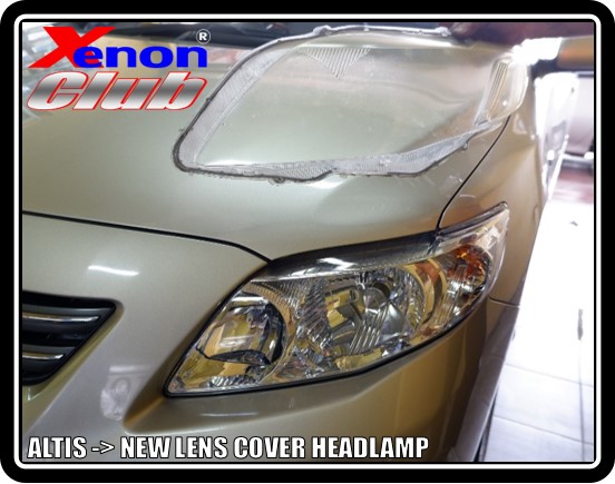 LENS COVER HEADLAMP COROLLA ALTIS 08-09