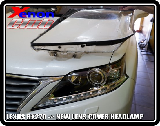 LENS COVER HEADLAMP LEXUS RX270