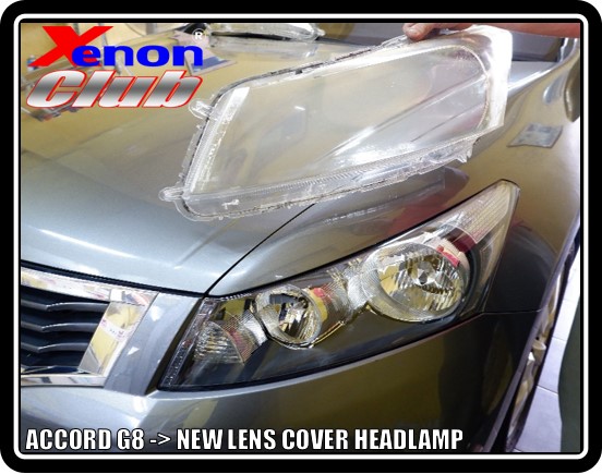 LENS COVER HEADLAMP ACCORD G8